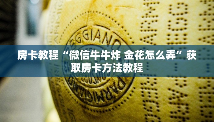 房卡教程“微信牛牛炸 金花怎么弄”获取房卡方法教程 房卡教程“微信牛牛炸 金花怎么弄”获取房卡方法教程